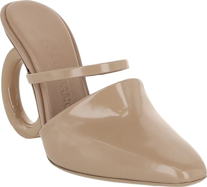 Gancini Heel Mule Pump