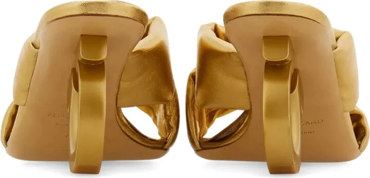 Gancini-heel padded sandals - Image 3