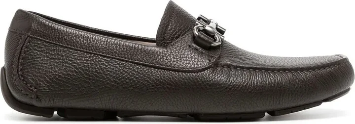 Gancini horse-bit driver loafers
