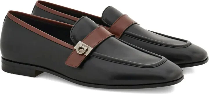 Gancini Hug-buckle loafers - Image 2
