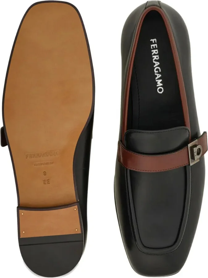 Gancini Hug-buckle loafers - Image 5