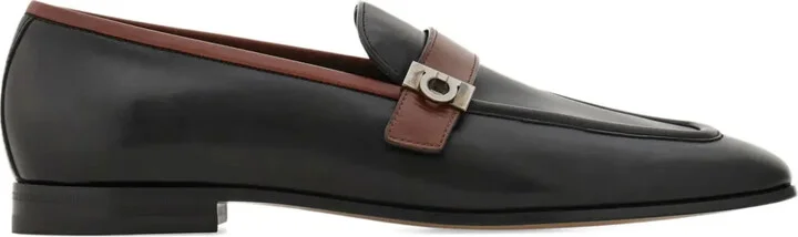 Gancini Hug-buckle loafers