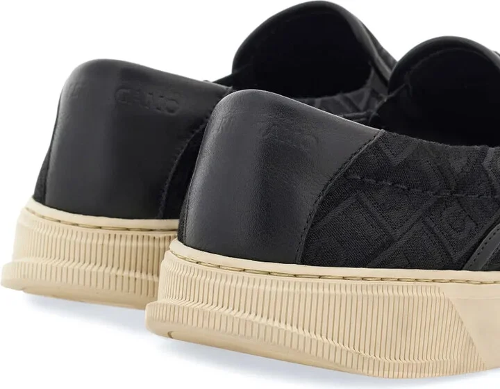 Gancini-jacquard sneakers - Image 3