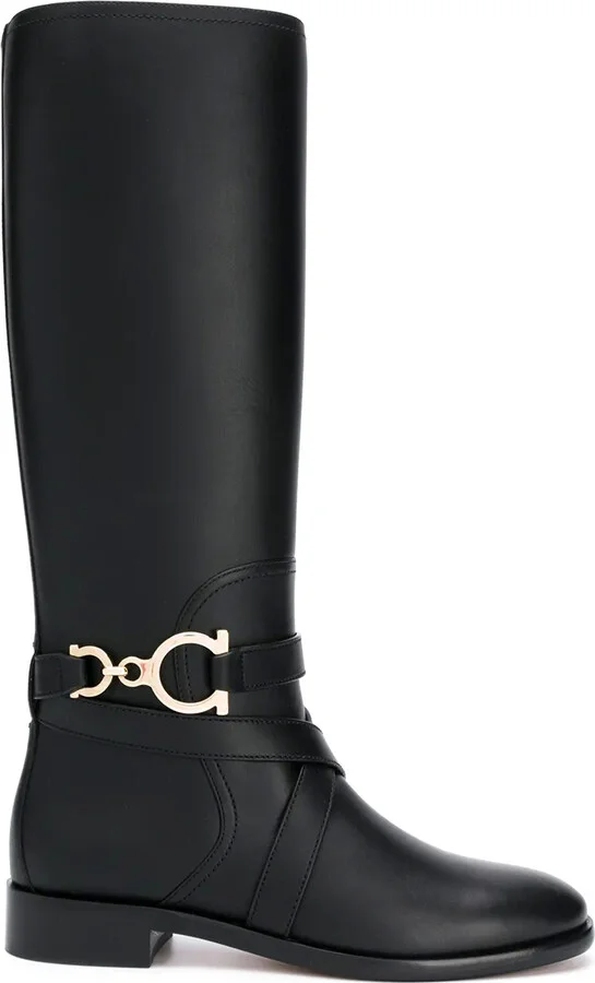 Gancini knee-high boots