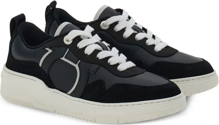 Gancini lace-up sneakers - Image 2