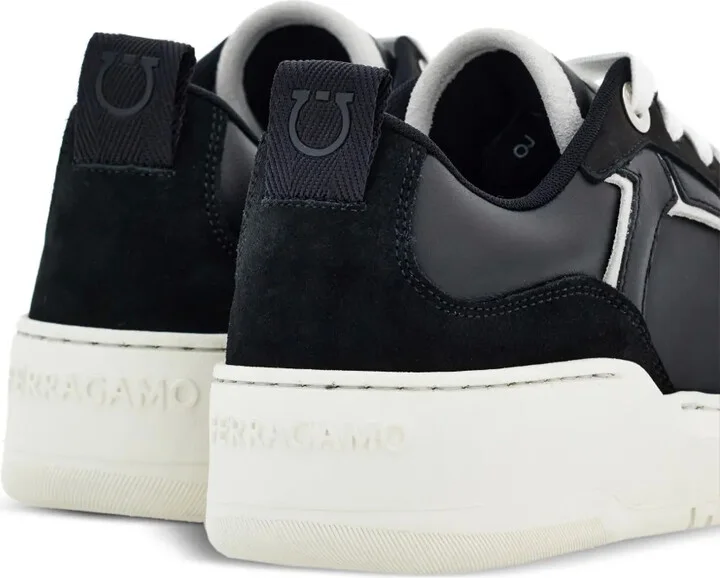 Gancini lace-up sneakers - Image 3