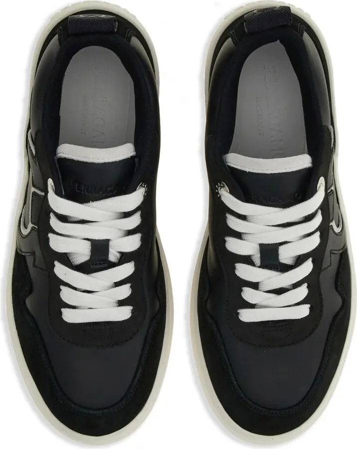 Gancini lace-up sneakers - Image 4
