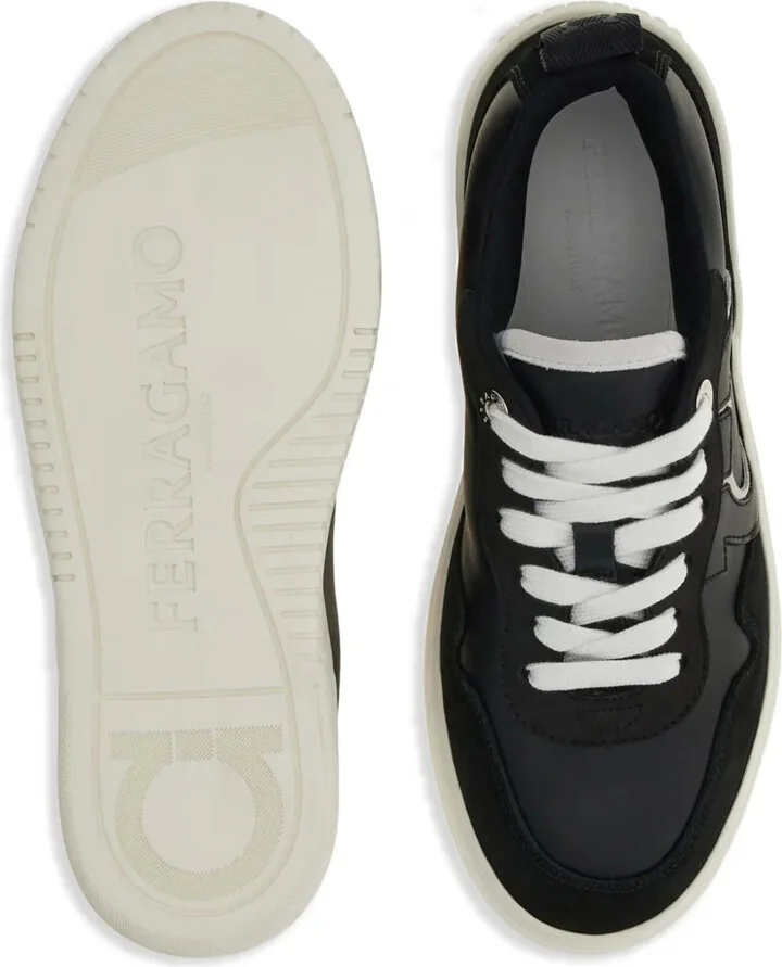 Gancini lace-up sneakers - Image 5