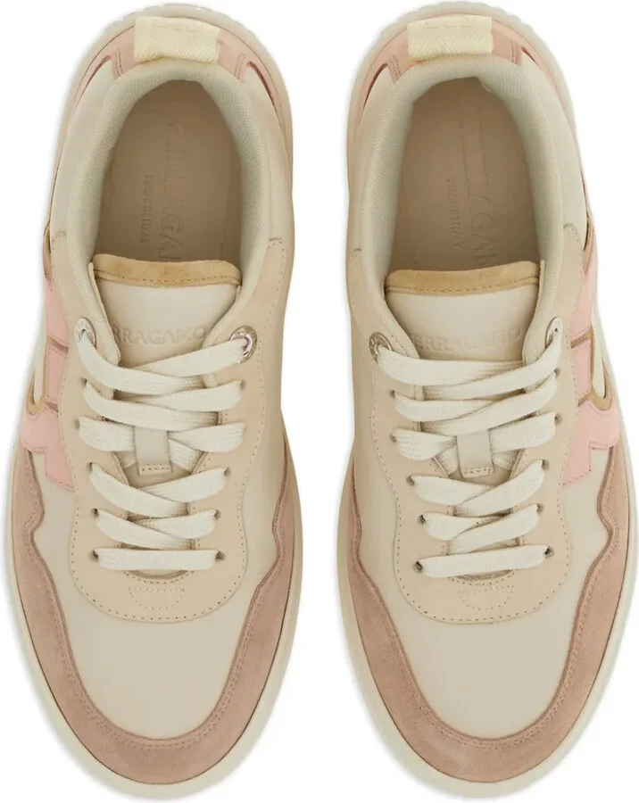 Gancini lace-up sneakers - Image 4