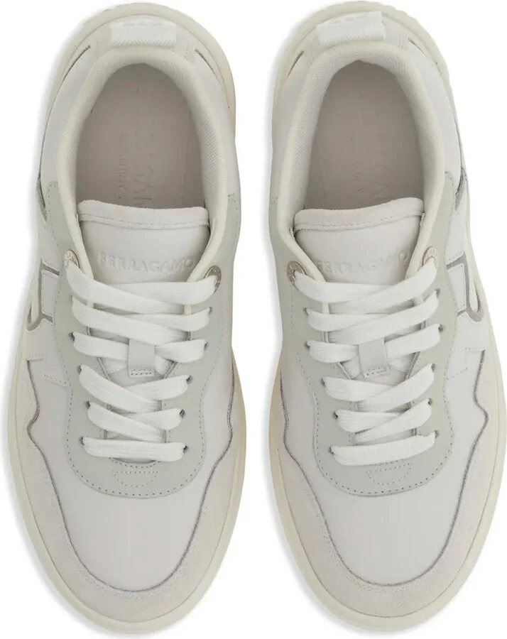 Gancini lace-up sneakers - Image 4