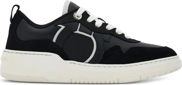 Gancini lace-up sneakers