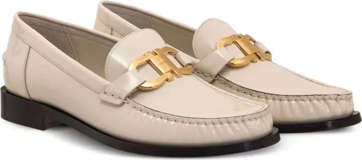 Gancini leather loafers - Image 2