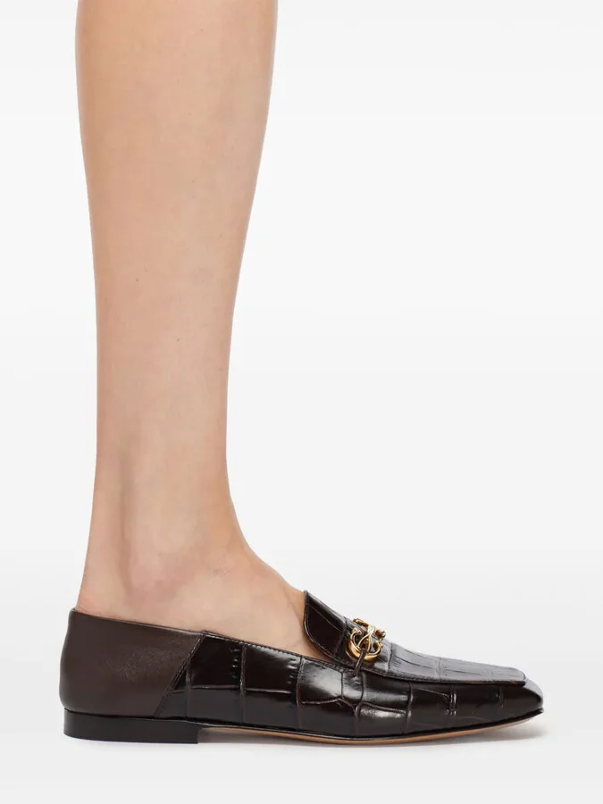 Gancini leather loafers - Image 5