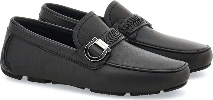 Gancini leather loafers - Image 2