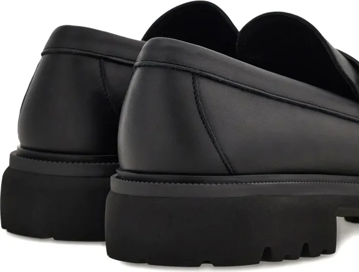 Gancini leather loafers - Image 5