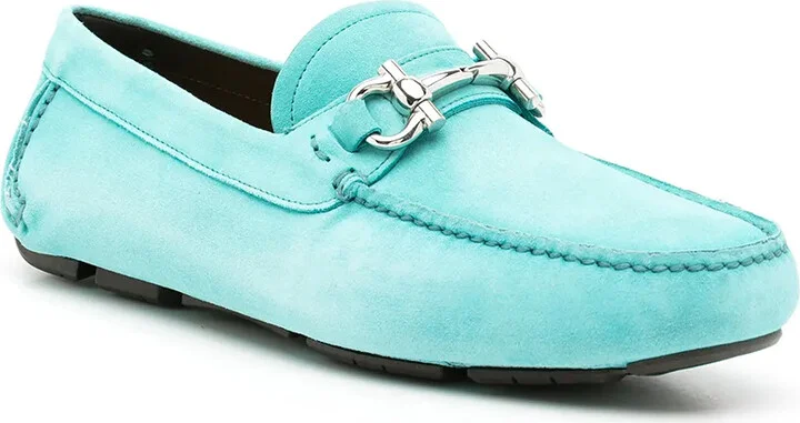Gancini leather loafers - Image 2