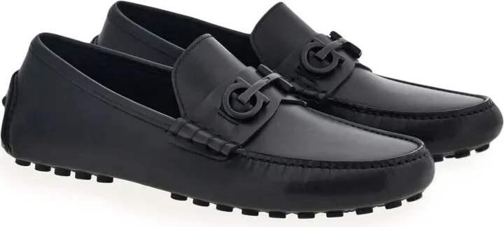Gancini leather loafers - Image 2