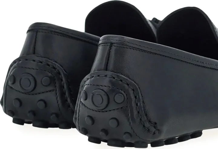 Gancini leather loafers - Image 3