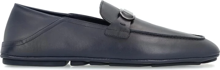 Gancini Leather Loafers