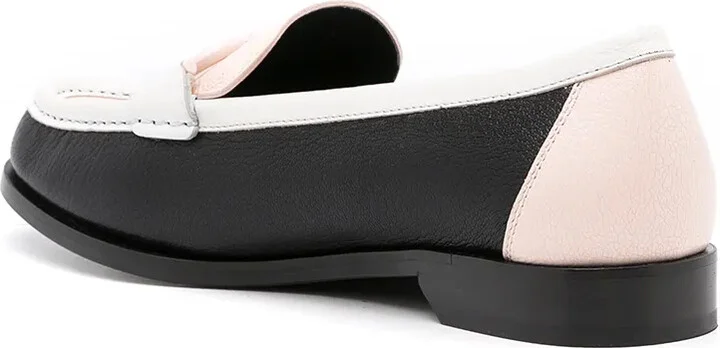 Gancini leather moccasin loafers - Image 3
