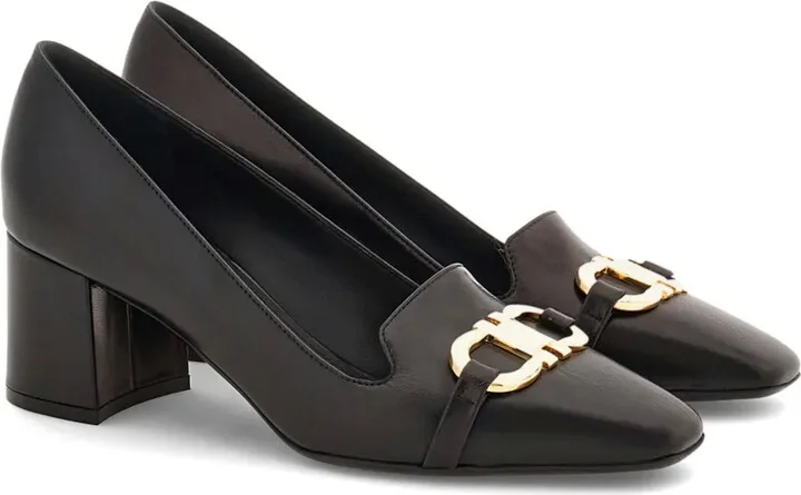 Gancini leather pumps - Image 2
