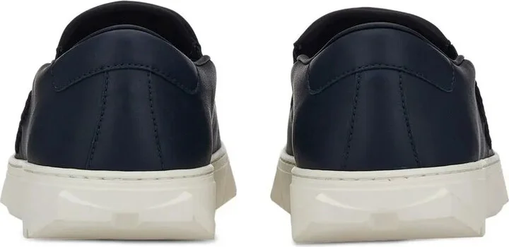 Gancini leather slip-on sneakers - Image 3