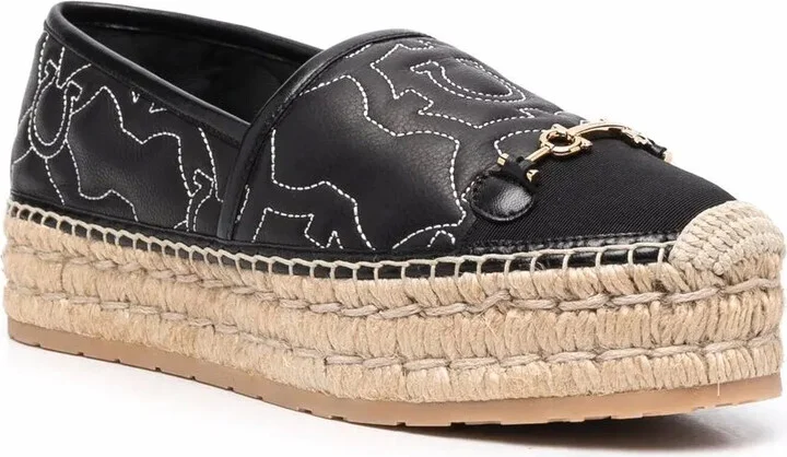 Gancini logo-embroidered espadrilles - Image 2