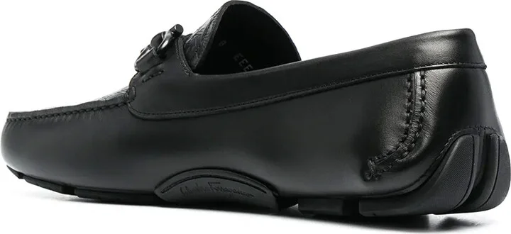 Gancini-logo loafers - Image 3