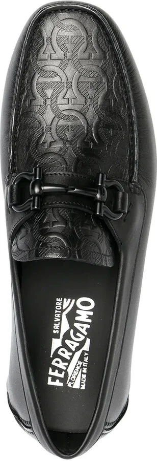 Gancini-logo loafers - Image 4