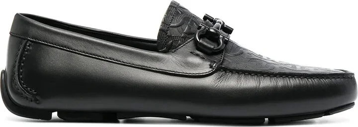 Gancini-logo loafers