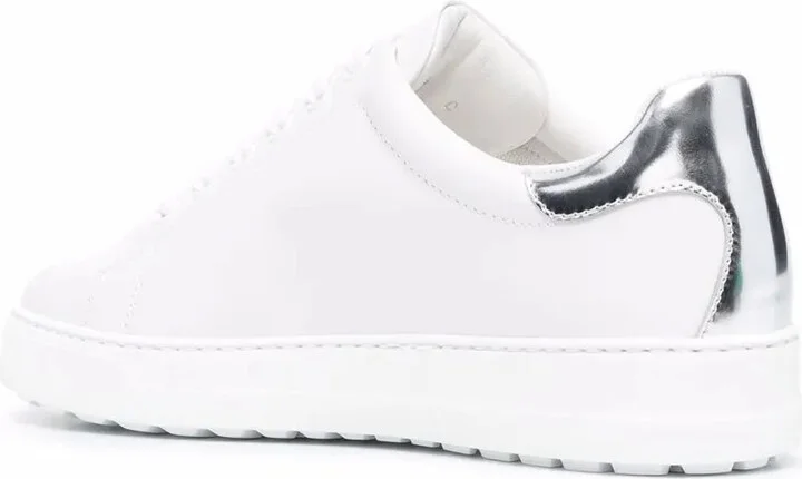 Gancini logo-print low-top sneakers - Image 3