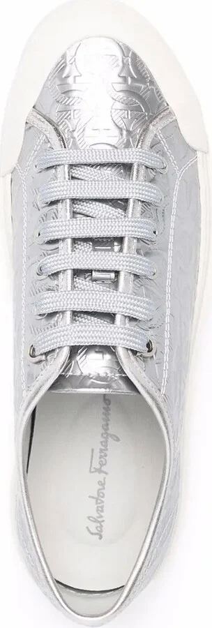Gancini low-top sneakers - Image 4