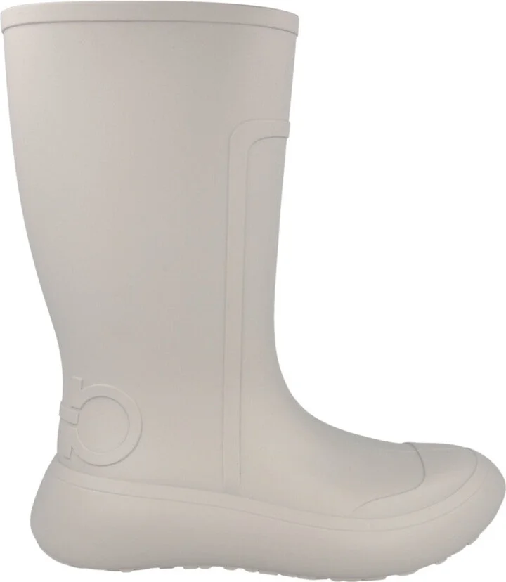 Gancini Mid-Calf Rainboots With Signature Design
