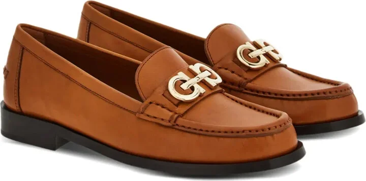 Gancini-ornament leather mocassins - Image 2