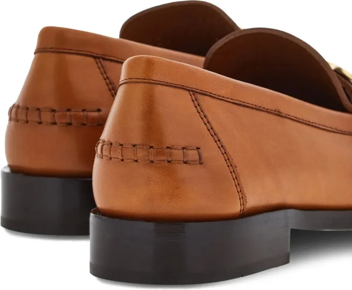 Gancini-ornament leather mocassins - Image 3