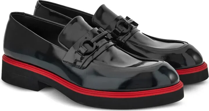 Gancini-ornament leather mocassins - Image 2