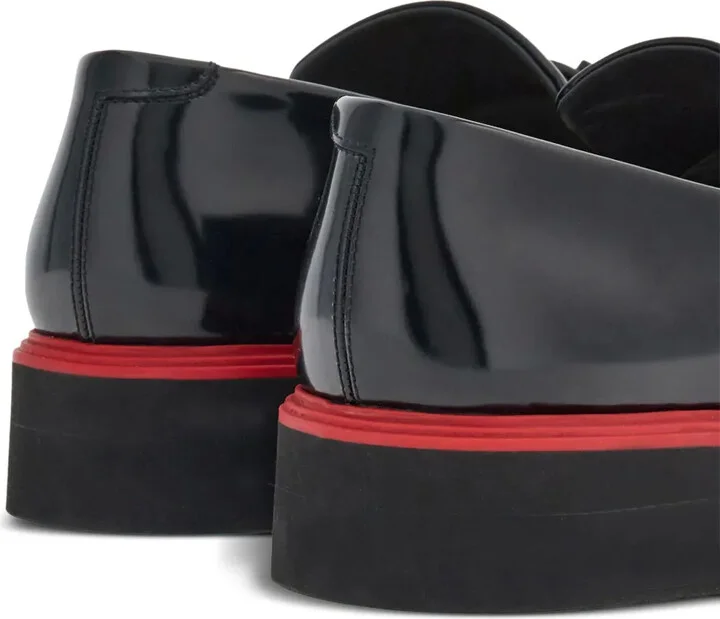 Gancini-ornament leather mocassins - Image 3