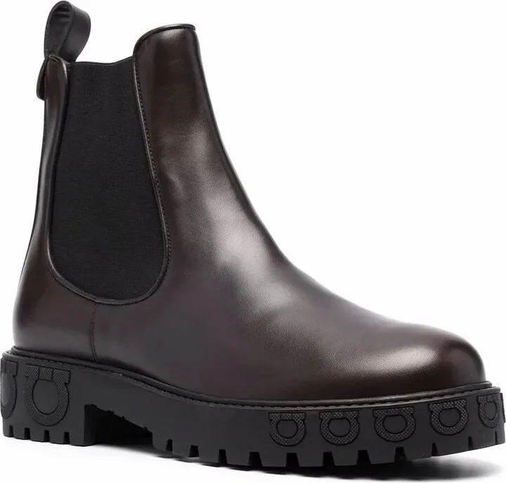 Gancini-outsole ankle boots - Image 2
