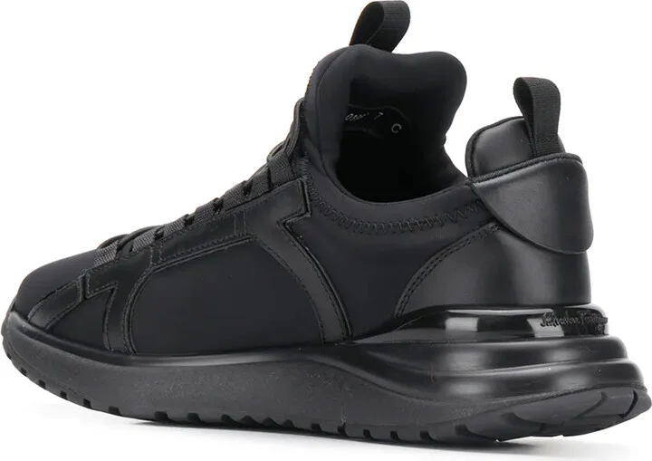 Gancini-panel low-top neoprene trainers - Image 3