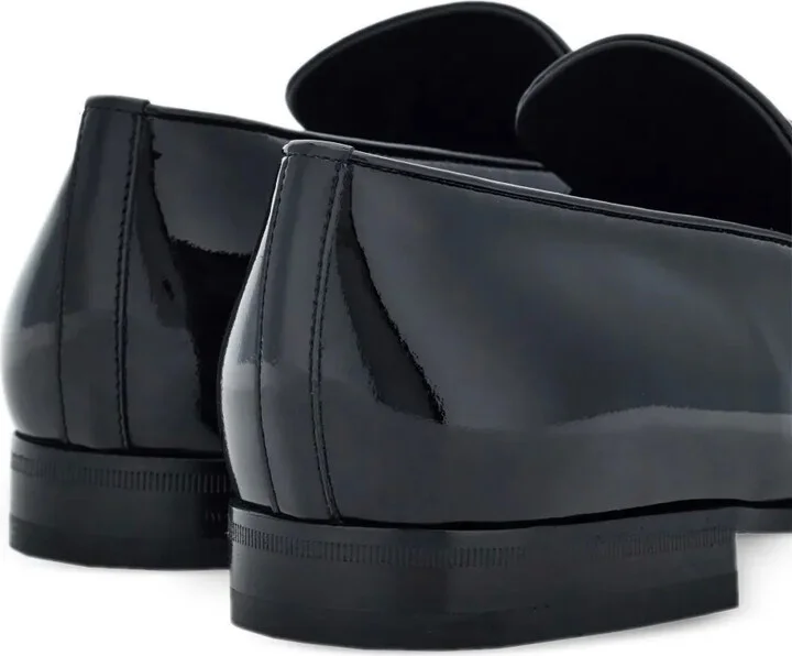 Gancini patent-leather loafers - Image 3