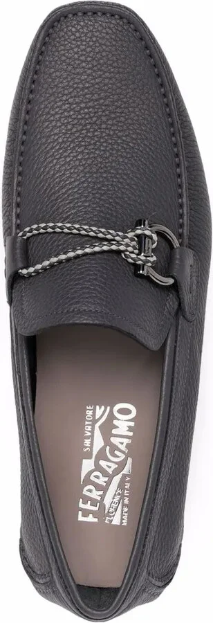 Gancini pebbled driving shoes - Image 4
