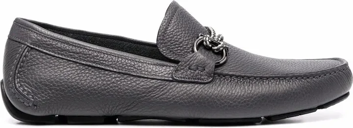Gancini pebbled driving shoes