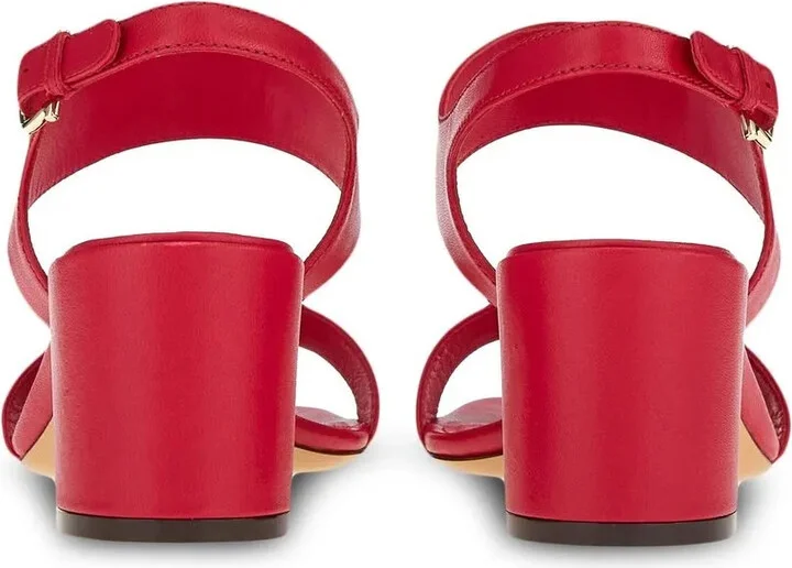 Gancini-plaque block-heel sandals - Image 3