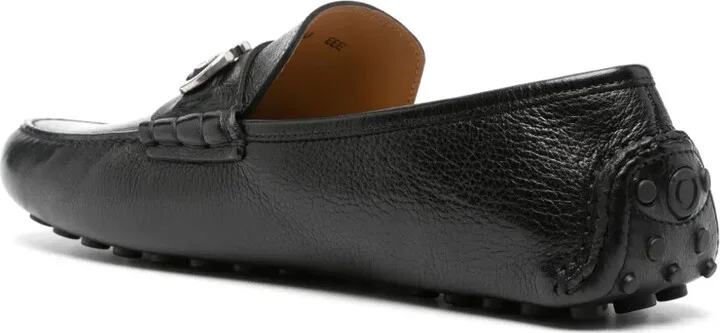 Gancini-plaque driver shoes - Image 3