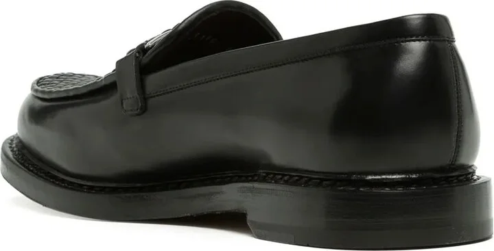 Gancini-plaque leather loafers - Image 3