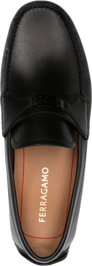 Gancini-plaque loafers - Image 4