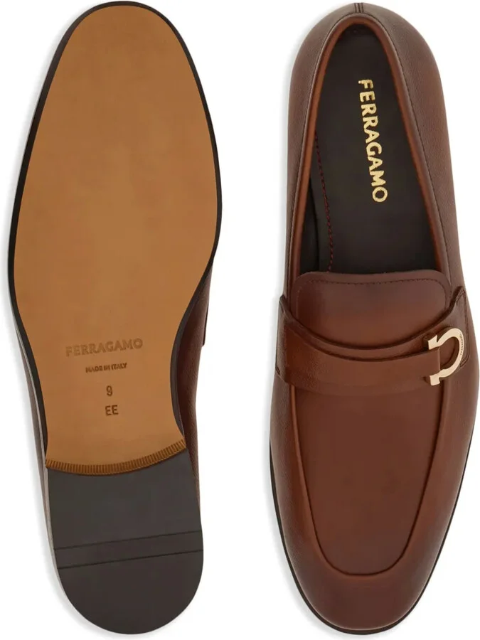 Gancini-plaque loafers - Image 5