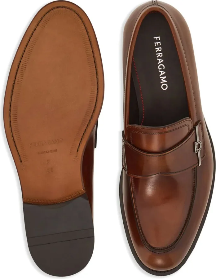 Gancini-plaque loafers - Image 5