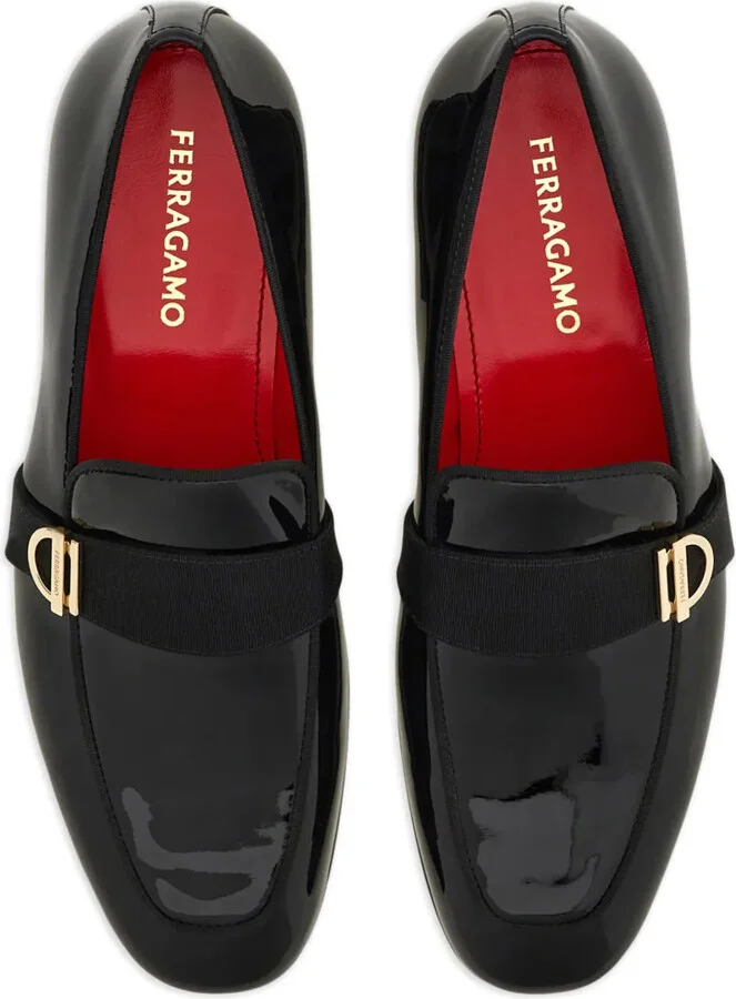 Gancini-plaque loafers - Image 3