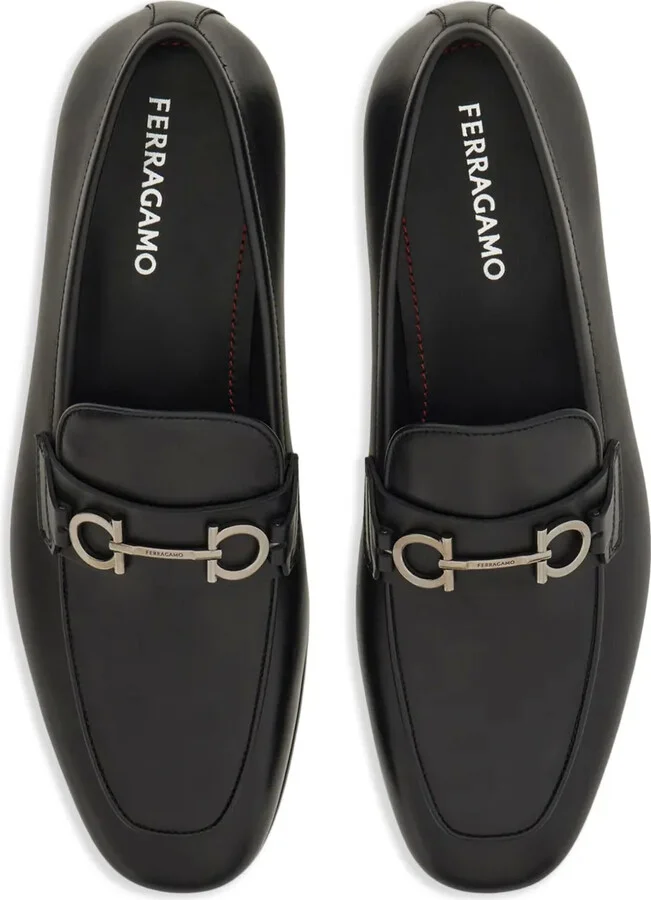 Gancini-plaque loafers - Image 4